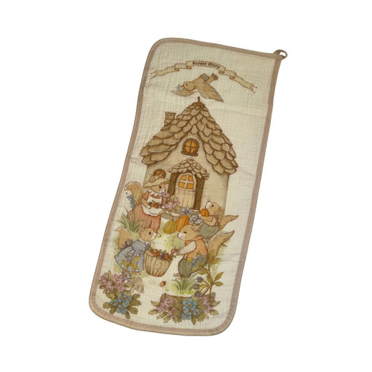 Little Stars ‘Forest Story' Muslin Burp Cloth