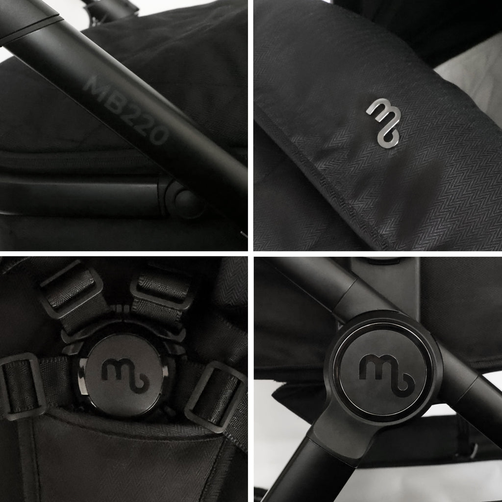 MB220 2-in-1 Pramette - Black