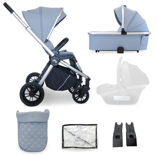MB450 2 IN 1 Pushchair & Carrycot - Steel Blue