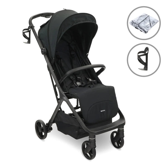 MBX7 PLUS Auto Fold Stroller - Black
