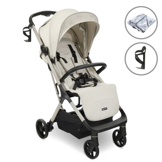 MBX7 PLUS Auto Fold Stroller - Ivory