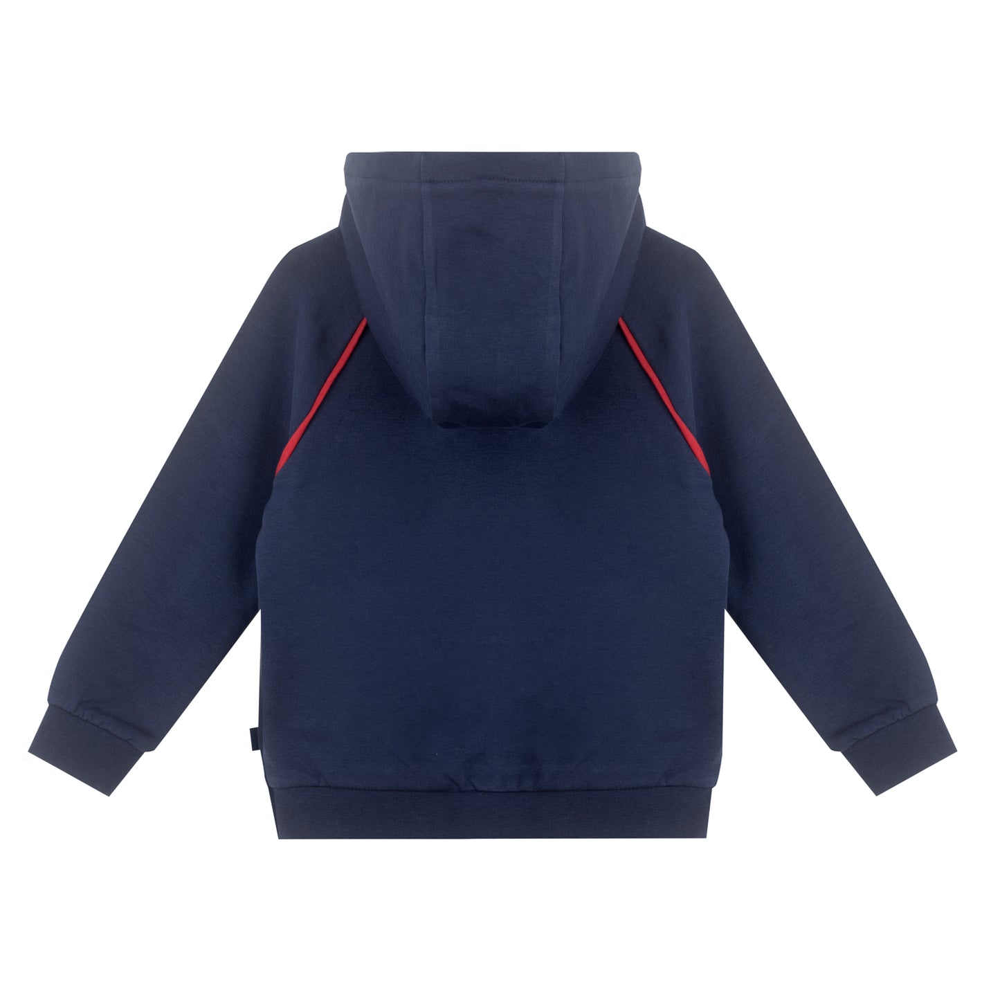 Mitch & Son 'BENNY' Dark Navy and Red Hoody Tracksuit