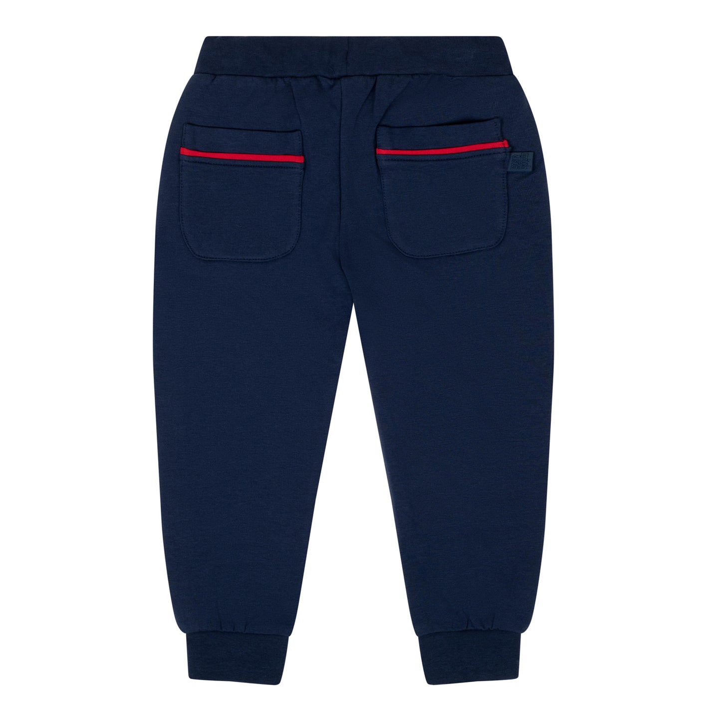 Mitch & Son 'BENNY' Dark Navy and Red Hoody Tracksuit