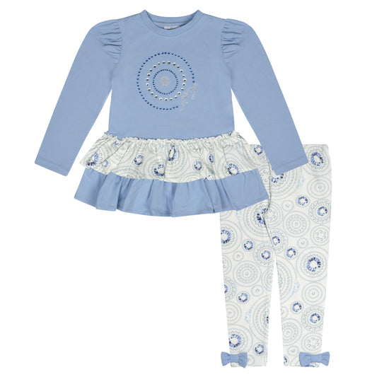 Adee 'PAMELA' Adee On Ice Iced Blue Legging Set