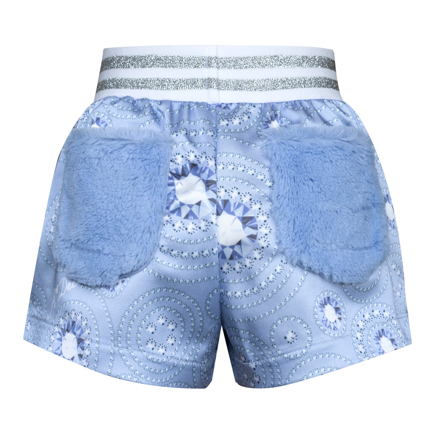 Adee 'PIPER/PARIS' Adee On Ice Iced Blue 3 Piece Shorts Set