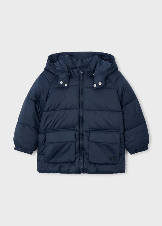 Mayoral Boys Navy Basic School Coat (4–10 Years)