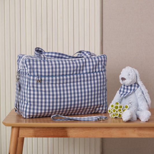 *MADE TO ORDER* Gingham Hospital Bag