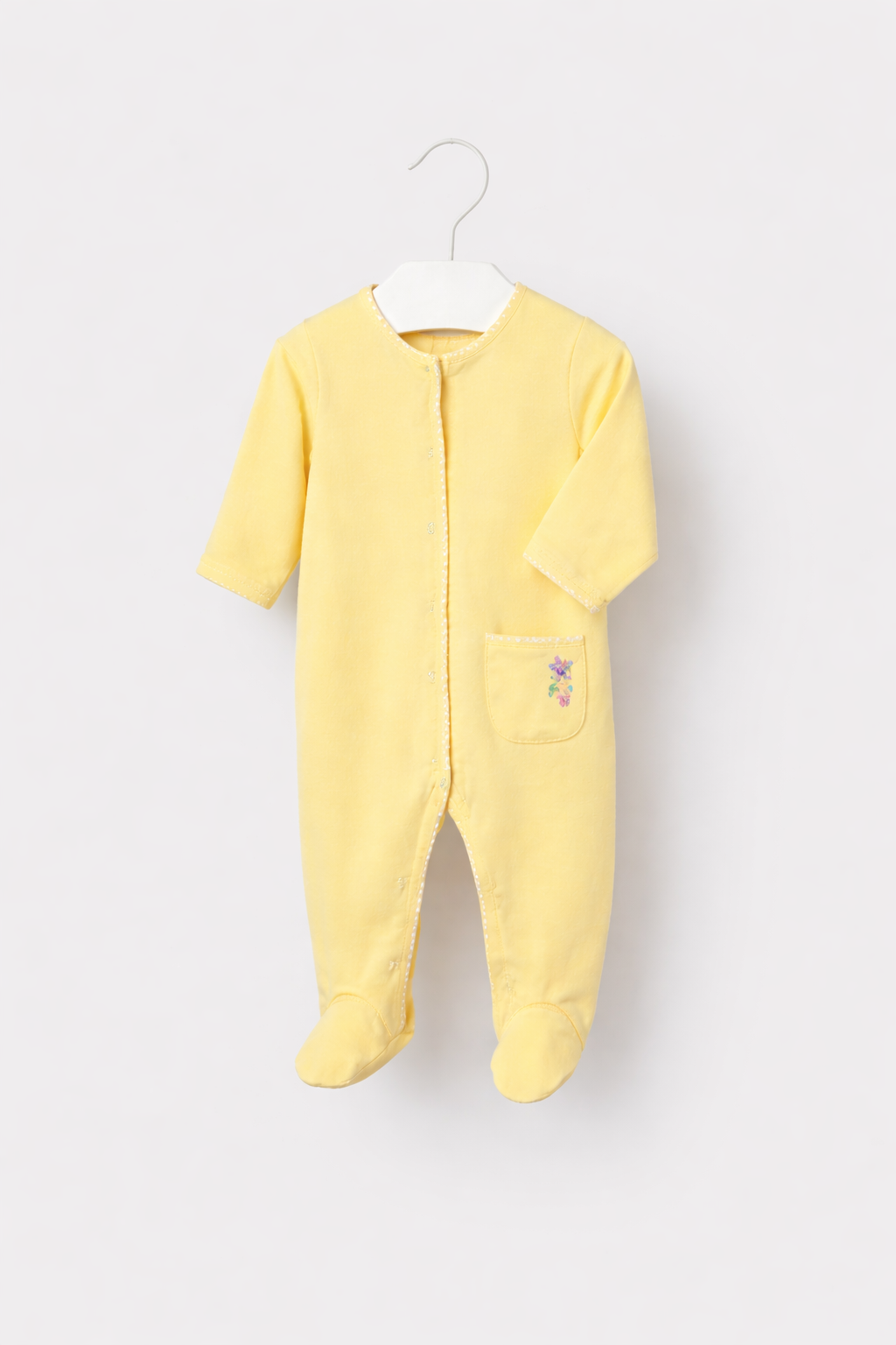 Mayoral Baby Girl Sunny Balloon Babygrow | Lemon Hot Air Balloon Babygrow (0M–12M)