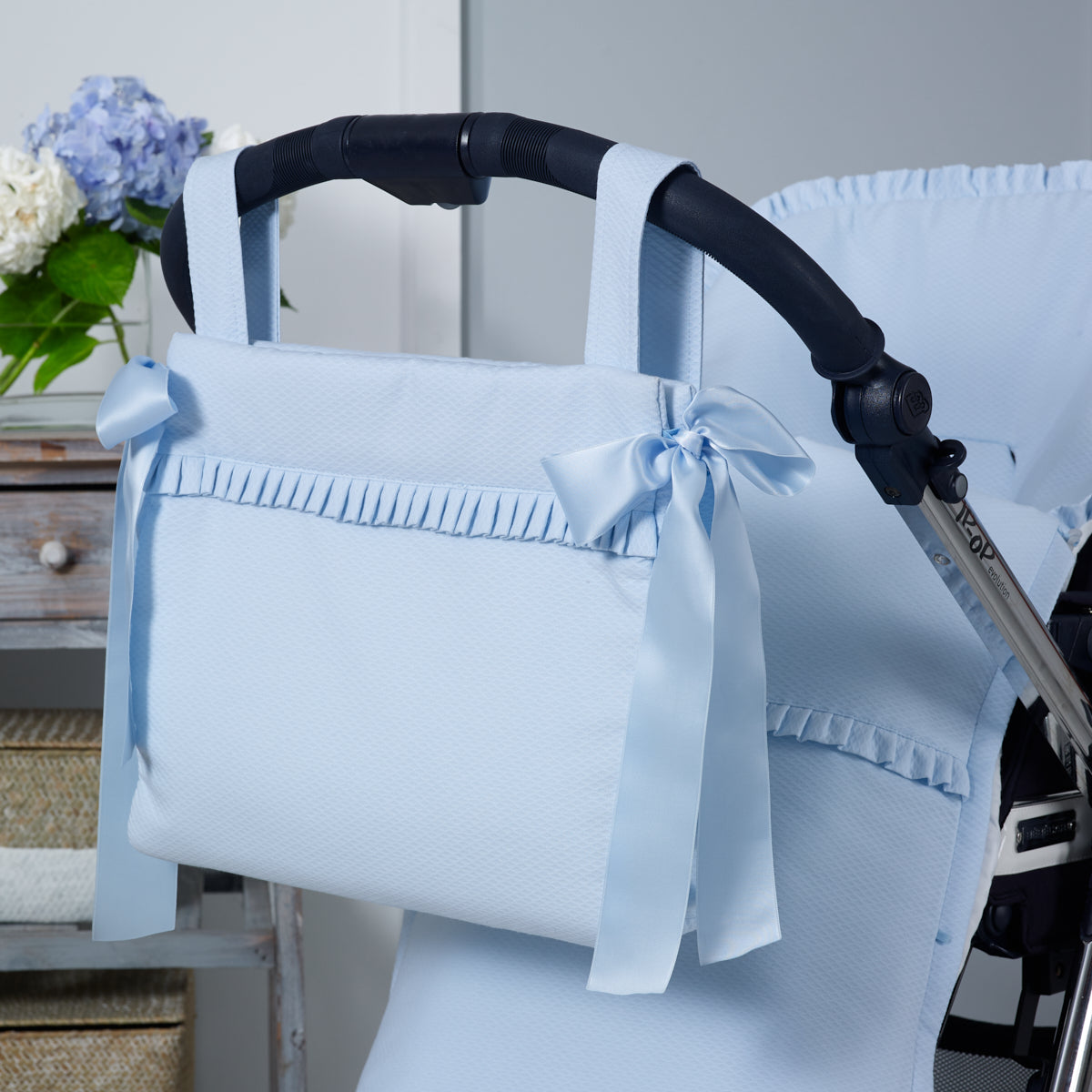 Pique Fabric Pram Bag - littlestarschildrenswear