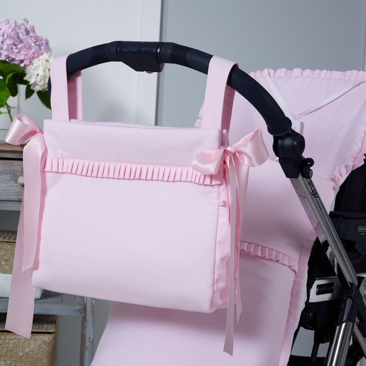 Pique Fabric Pram Bag - littlestarschildrenswear