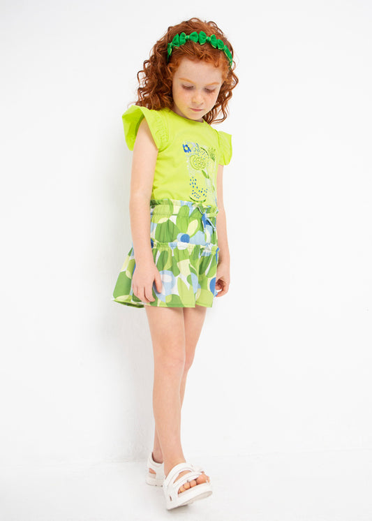 Girls Printed Shorts Set - littlestarschildrenswear
