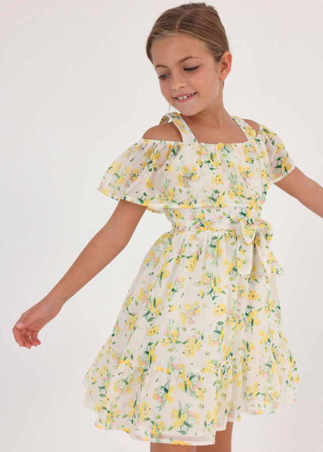 Girls Printed Dress - littlestarschildrenswear