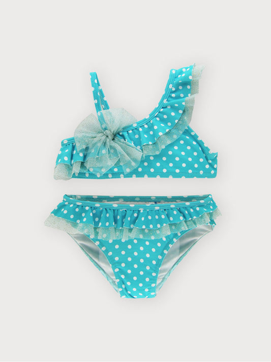 Girls Polka Dot Bikini - littlestarschildrenswear