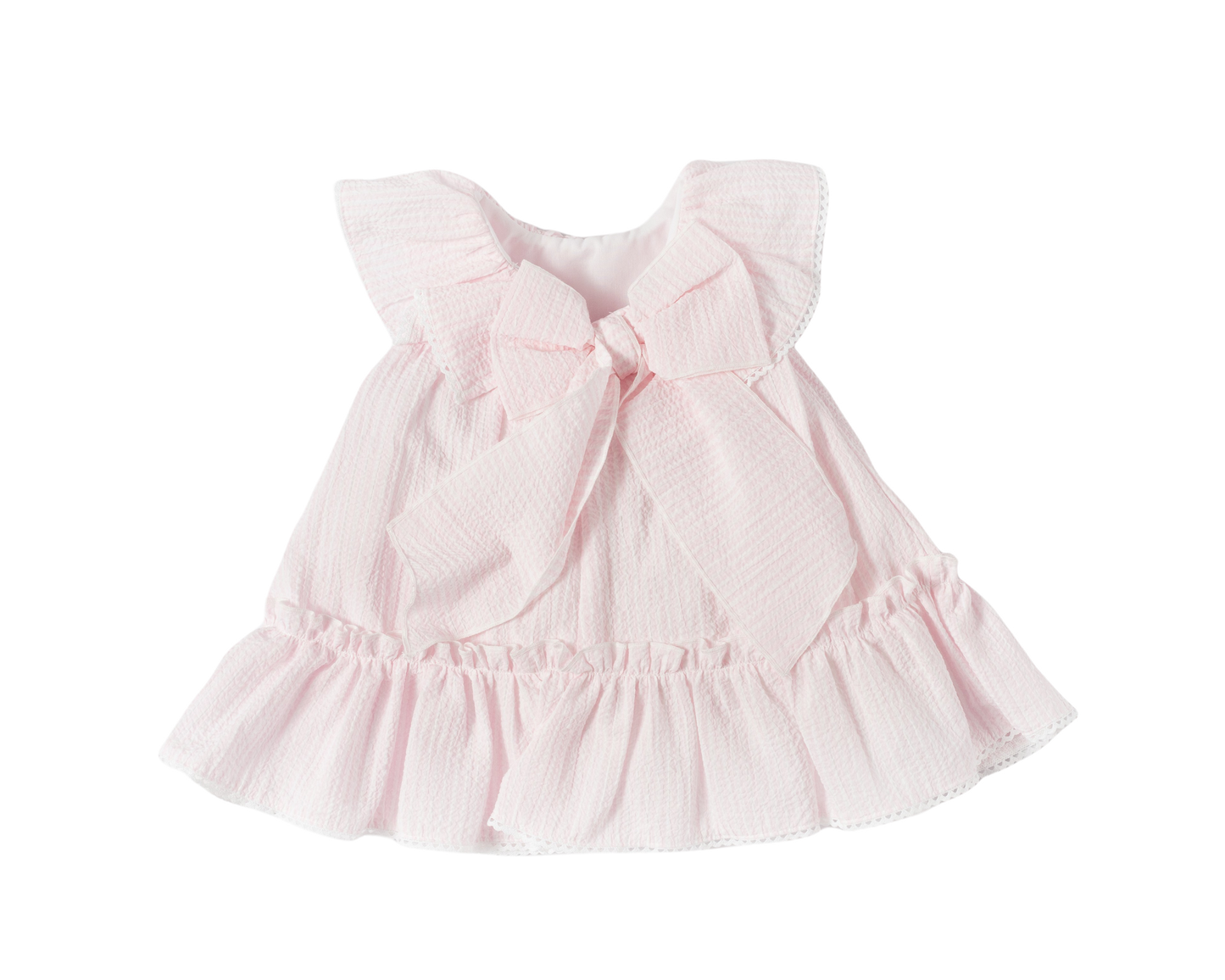 Girls Seersucker Dress - littlestarschildrenswear