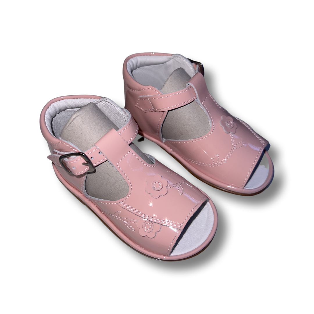 Girls Cecilia Open Toe T-Bar Sandal - littlestarschildrenswear