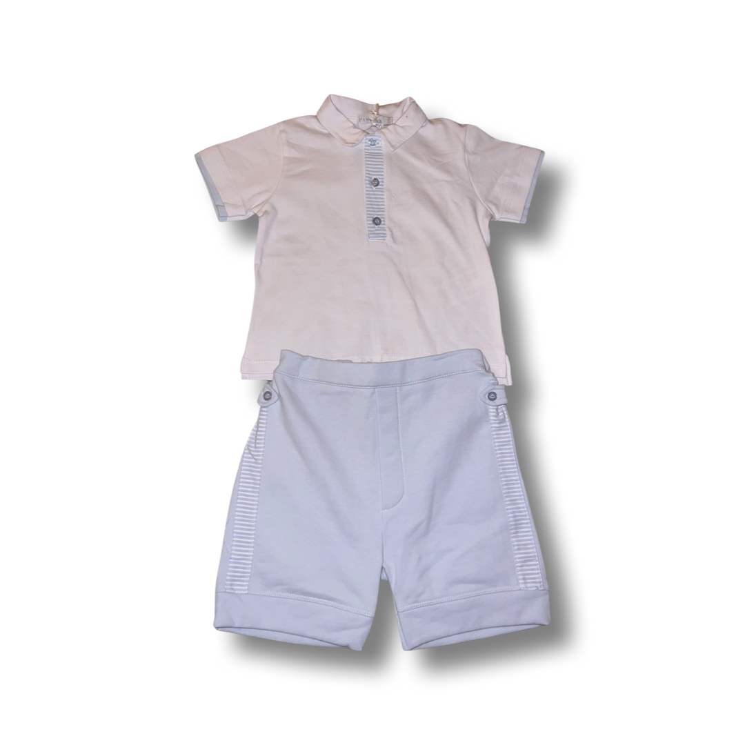 Boys Stripe Shorts Set - littlestarschildrenswear
