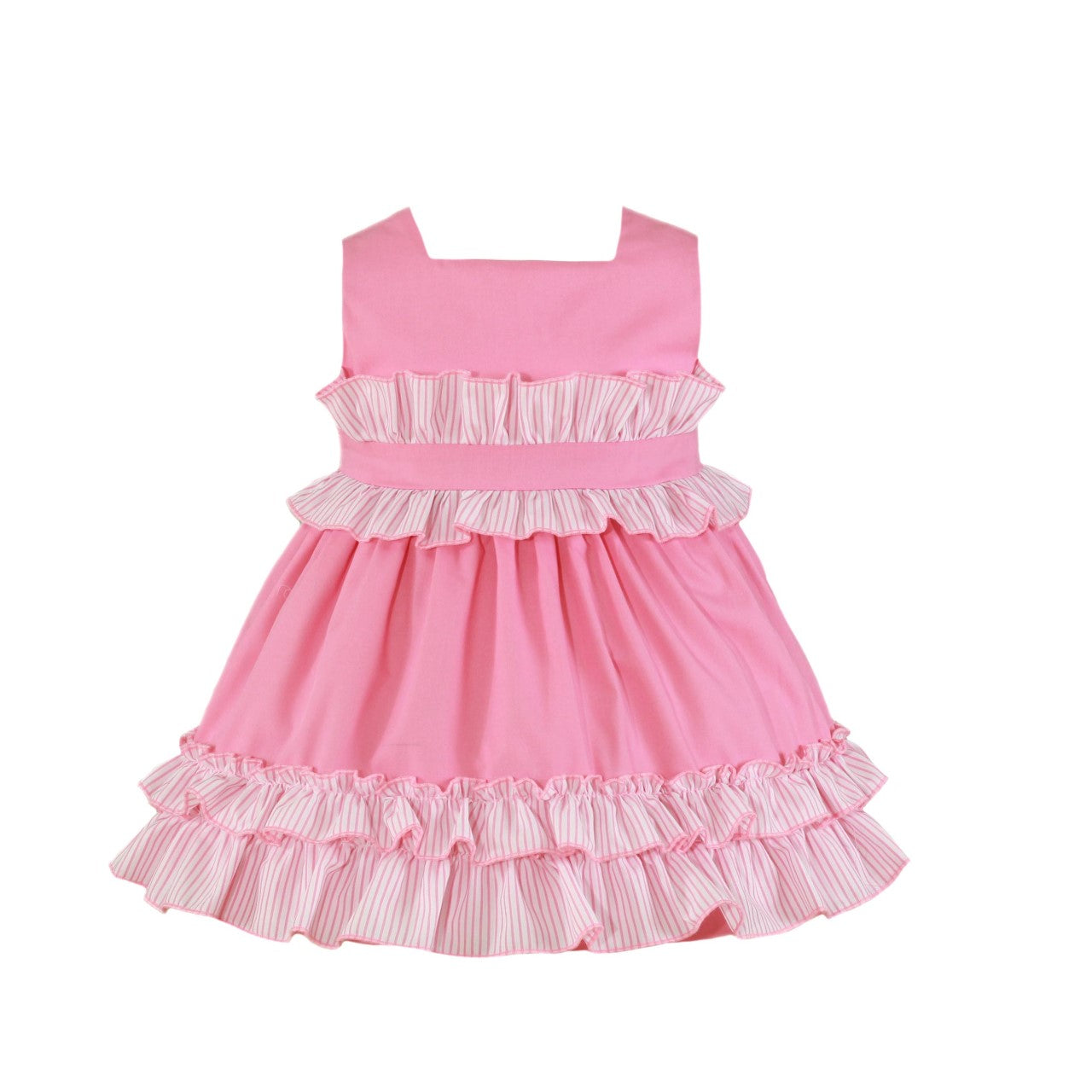 Girls Candy Stripe Dress - littlestarschildrenswear